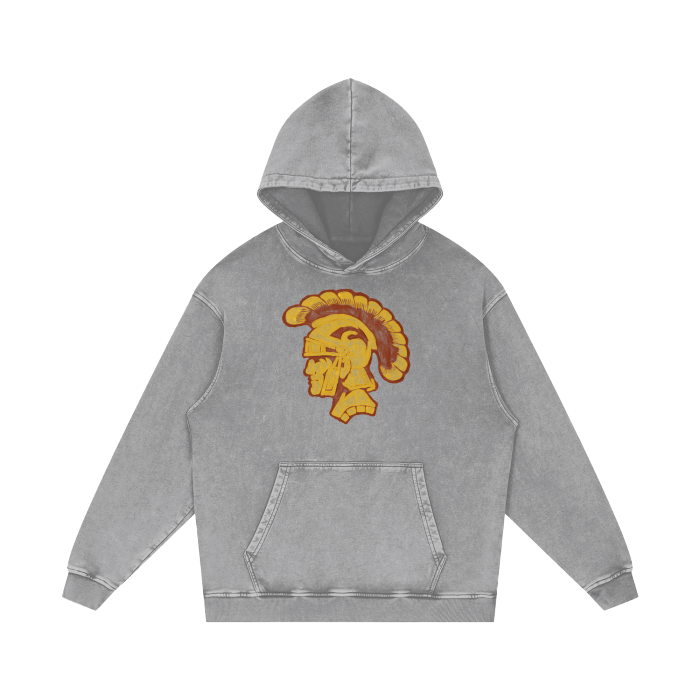 USC Acid Wash Oversize Hoodie - 420 GSM