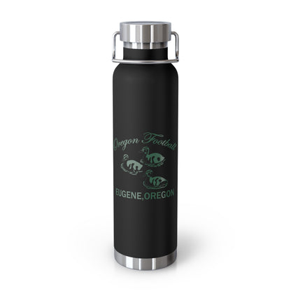 Oregon ducks football Copper Vacuum Insulated Bottle, 22oz