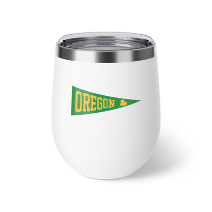 Oregon ducks Copper Vacuum Insulated Cup, 12oz