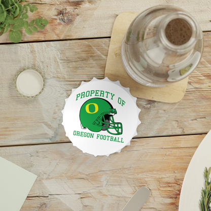 Property of Oregon ducks Football Bottle Opener