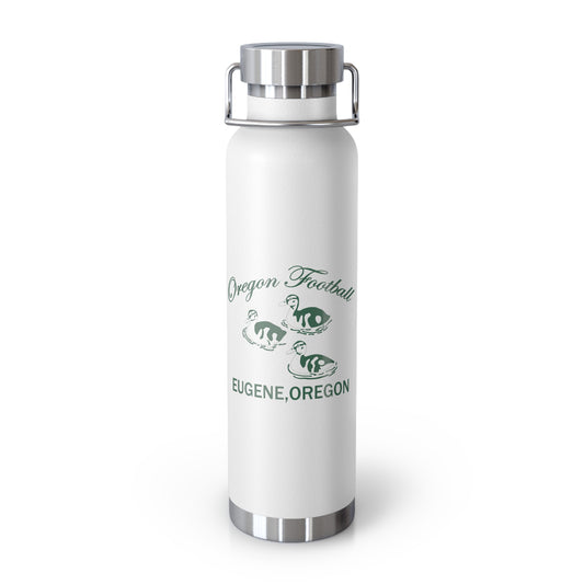 Oregon ducks football Copper Vacuum Insulated Bottle, 22oz