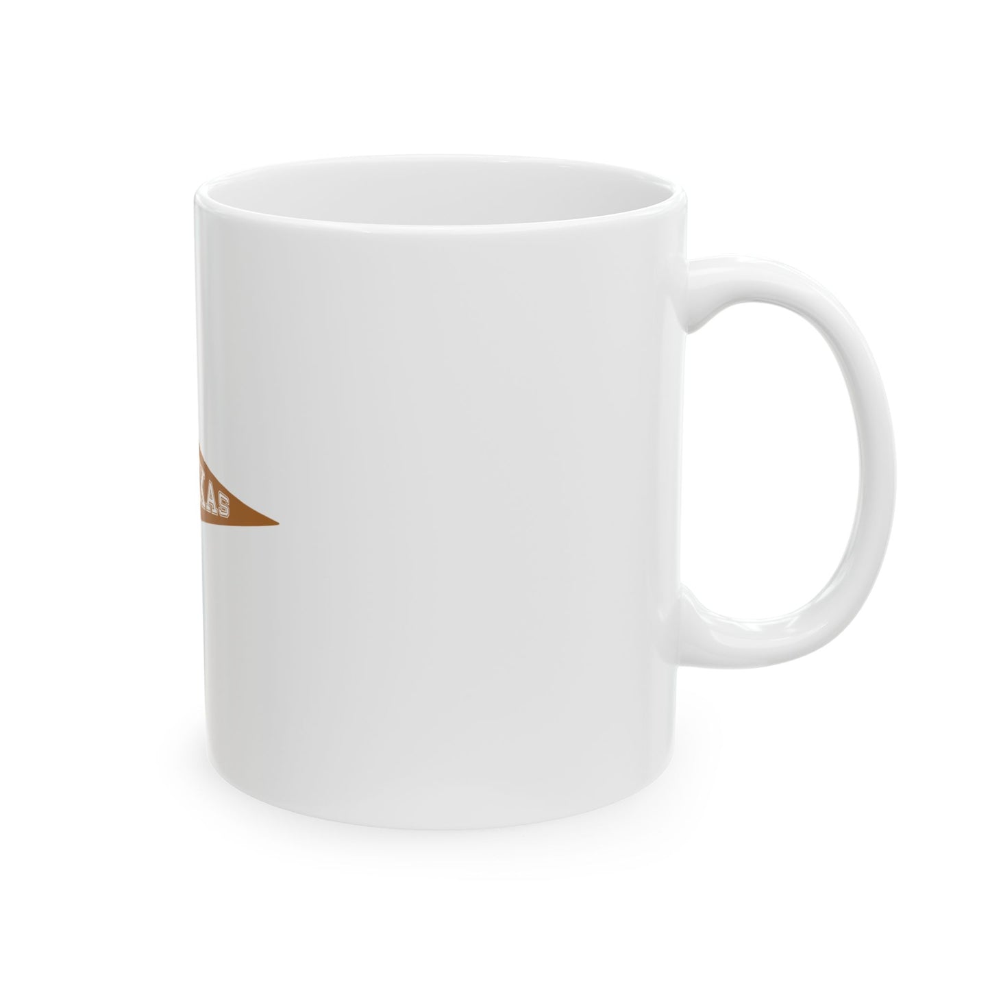 Coffee Mug - Texas Pennant Longhorn Design