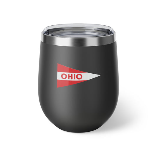 Vacuum Insulated Cup - Ohio College Pennant Design, 12oz