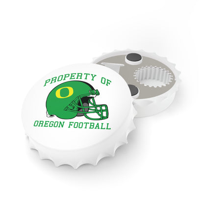 Property of Oregon ducks Football Bottle Opener