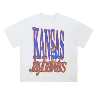 Kansas Jayhawks Drop Shoulder T-Shirt