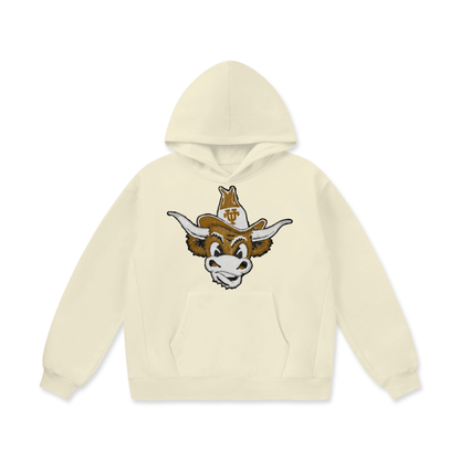 Texas Longhorns Oversize Heavyweight Fleece Hoodie - 460 GSM