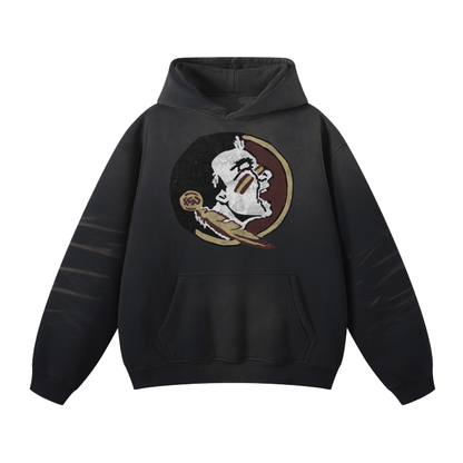 Florida State Seminoles Washed Dyed Fleece Hoodie