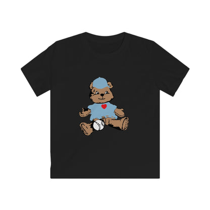 I LOVE TEDDY BASEBALL CUSTOM KIDS TEE