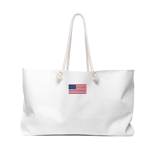 Custom Flag Weekend Bag – Personalized Global Getaway Tote