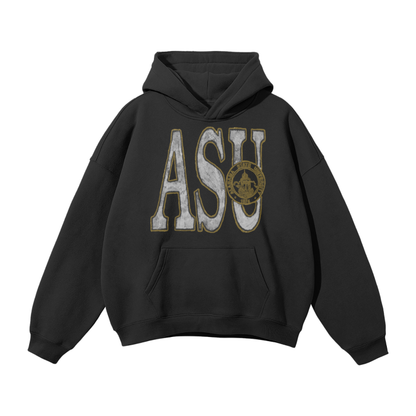 Alabama State Unisex Oversized Solid Color Fleece Hoodie