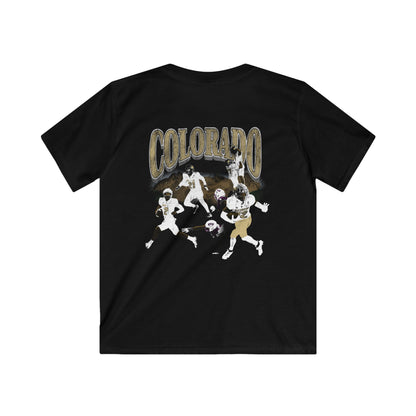 Colorado Buffalo Football Kids Tee