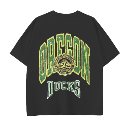 Oregon University Drop Shoulder T-Shirt - 250 GSM