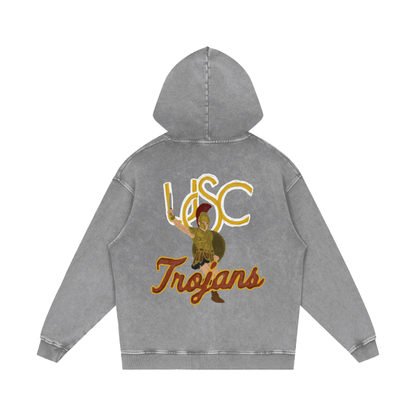 USC Acid Wash Oversize Hoodie - 420 GSM