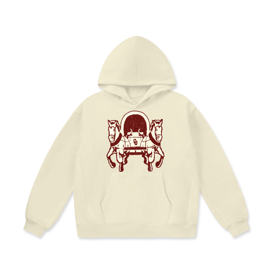 Oklahoma Sooners Oversize Heavyweight Fleece Hoodie - 460 GSM