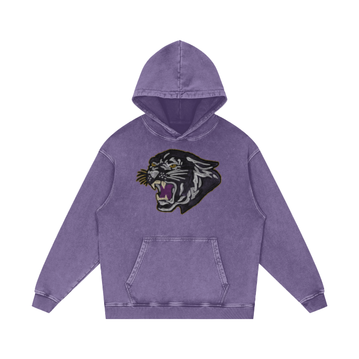 Prairie View University Acid Wash Oversize Hoodie - 420 GSM