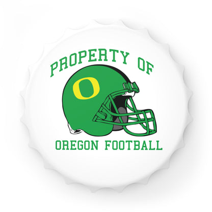 Property of Oregon ducks Football Bottle Opener