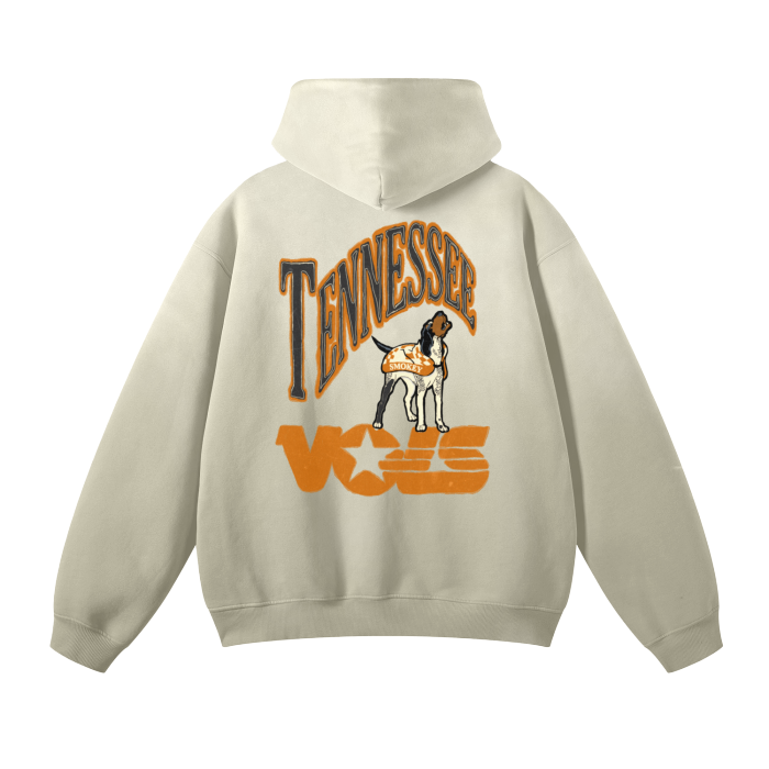 Tennessee Vols Streetwear Unisex Monkey Washed Dyed Fleece Hoodie