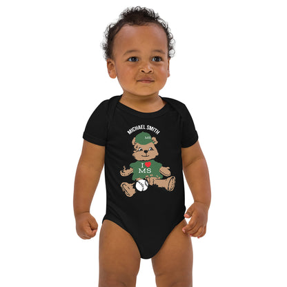 School Dayze 'I Love Teddy' Baby Bodysuit – Cozy Collegiate Cuteness