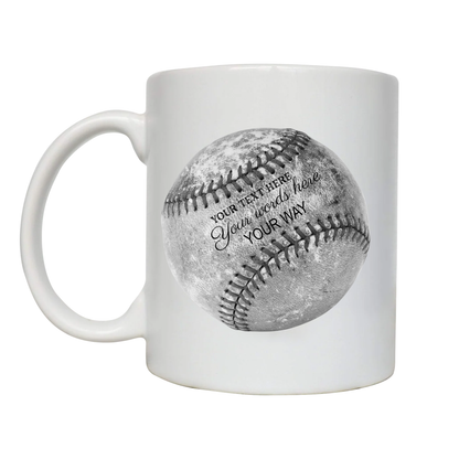 Legacy Custom Vintage Baseball Mug – Personalized Retro Sports Coffee Cup Color Morphing Mug, 11oz