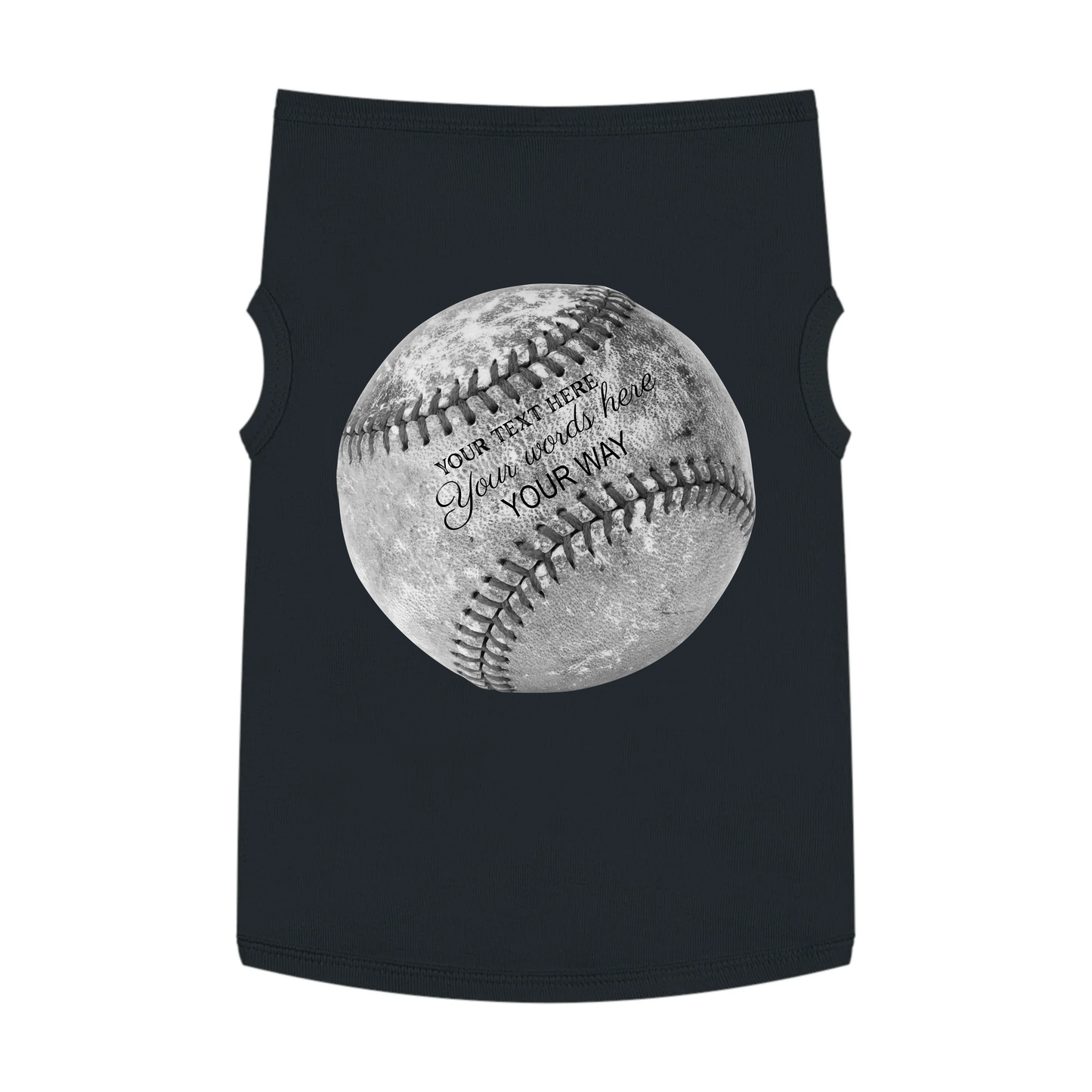 ⚾ All-Star Pup Pet Tank – Custom Vintage Baseball Design 🐶🔥 Pet Tank Top