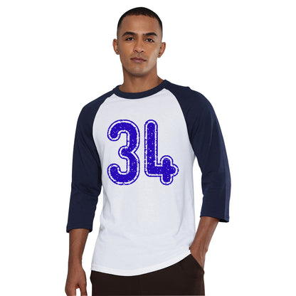 Legacy Custom Baseball Tee – Personalized 3/4 Sleeve Jersey with Initials or Number Unisex 3\4 Sleeve Baseball Tee