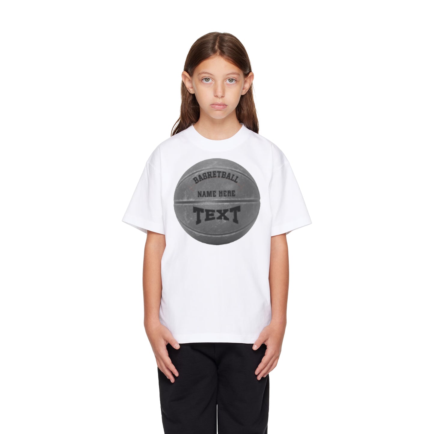 Legacy Custom Vintage Basketball Kids’ Tee – Personalized Retro Sports Shirt Youth Short Sleeve Tee