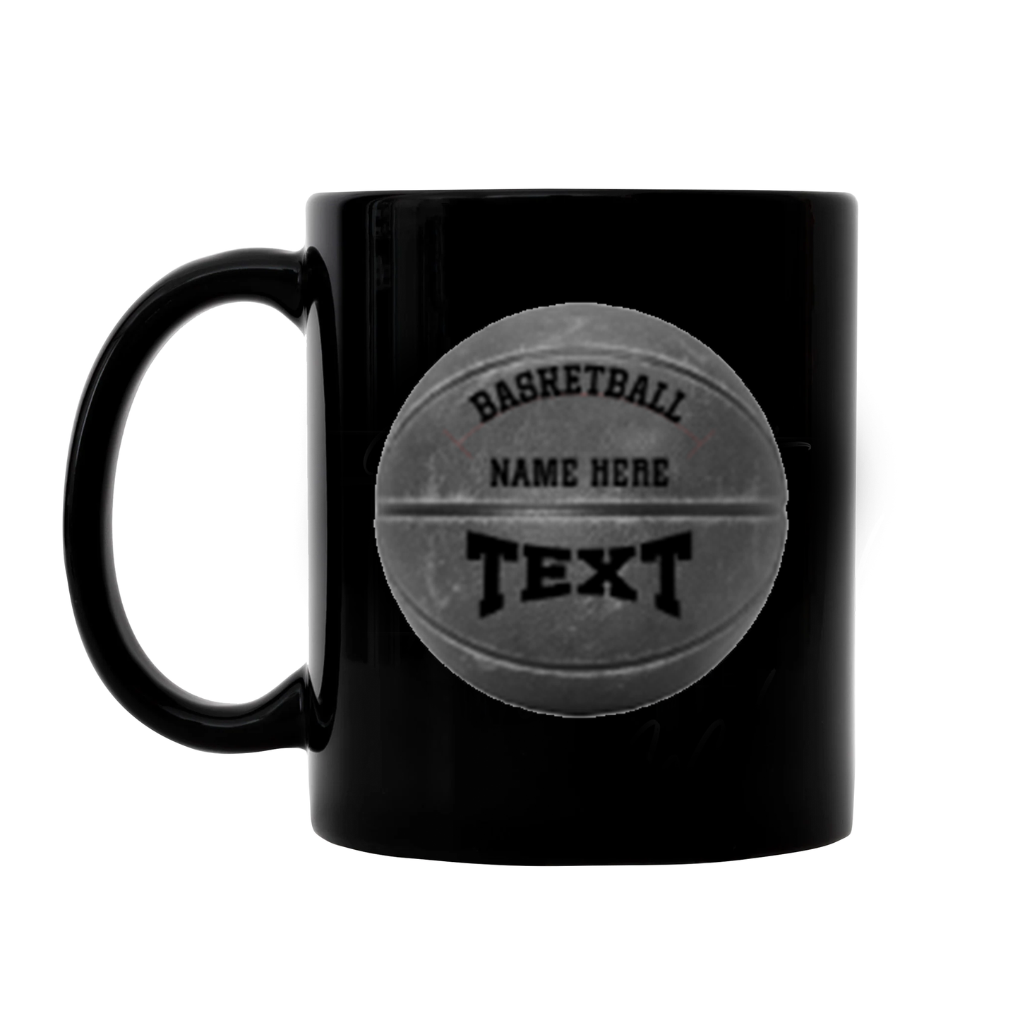 Legacy Custom Basketball Mug – Personalized Vintage Hoop Coffee Cup Black Mug (11oz, 15oz)