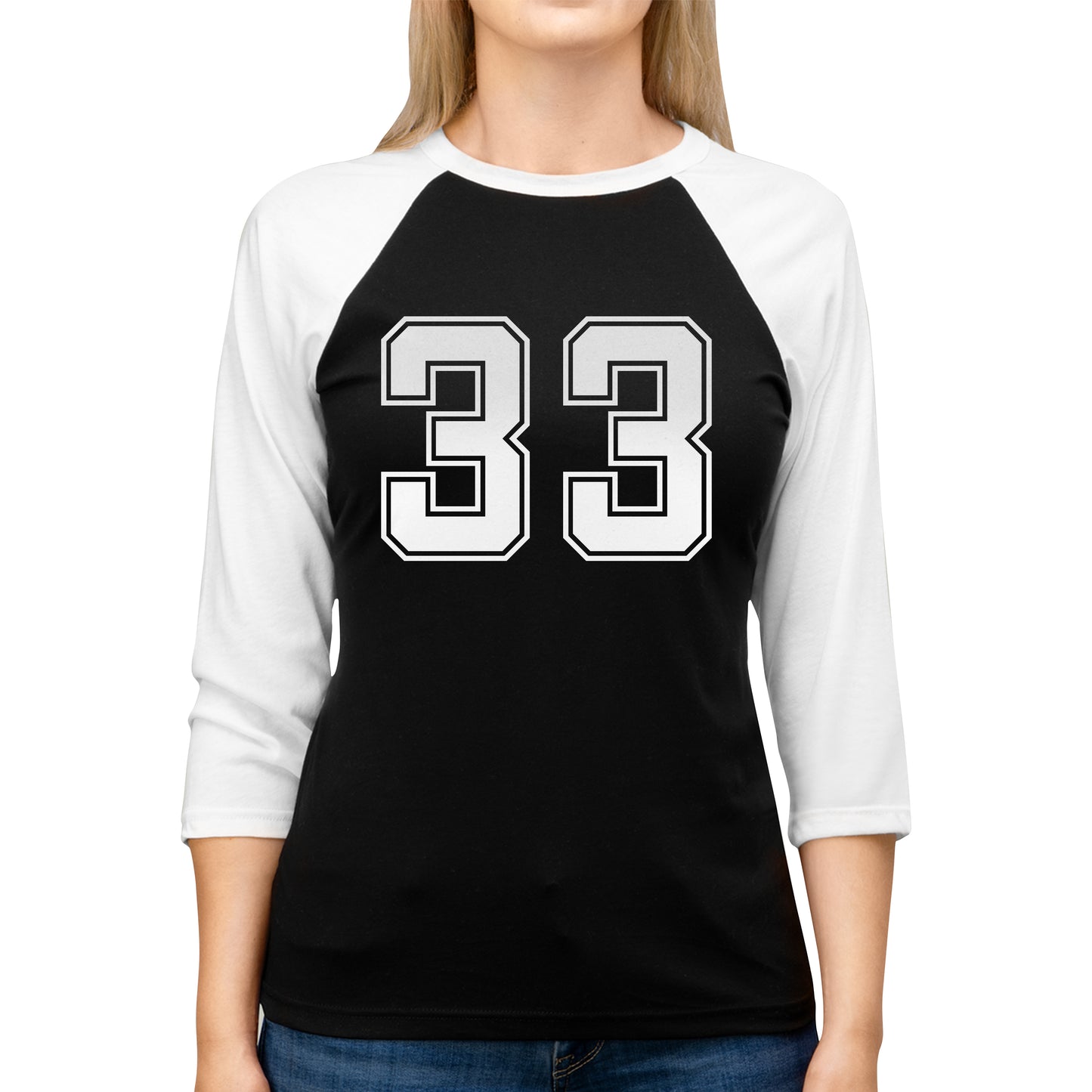 Legacy Custom Baseball Tee – Personalized 3/4 Sleeve Jersey with Initials or Number Unisex 3\4 Sleeve Baseball Tee