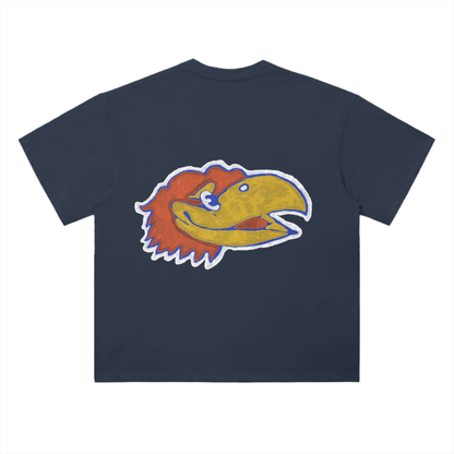 Kansas Jayhawks Drop Shoulder T-Shirt