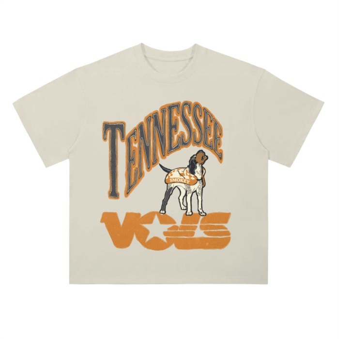 Tennessee Vols Drop Shoulder T-Shirt - 300 GSM