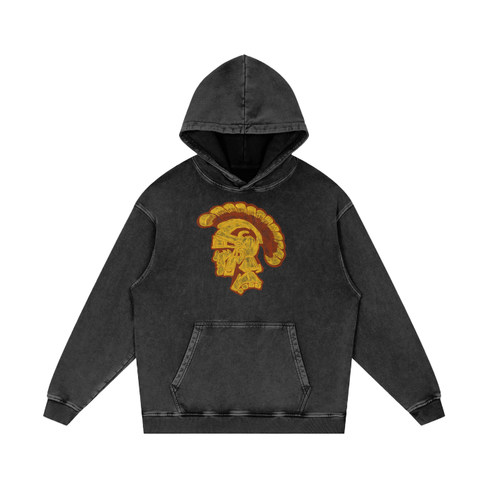 USC Acid Wash Oversize Hoodie - 420 GSM