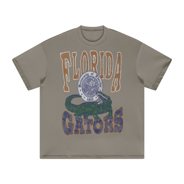 Florida Gators Heavyweight Earth Tone T-Shirt - 305GSM