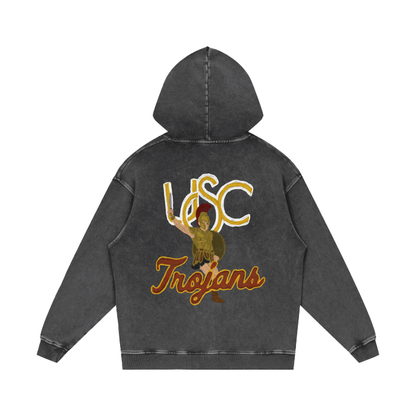 USC Acid Wash Oversize Hoodie - 420 GSM