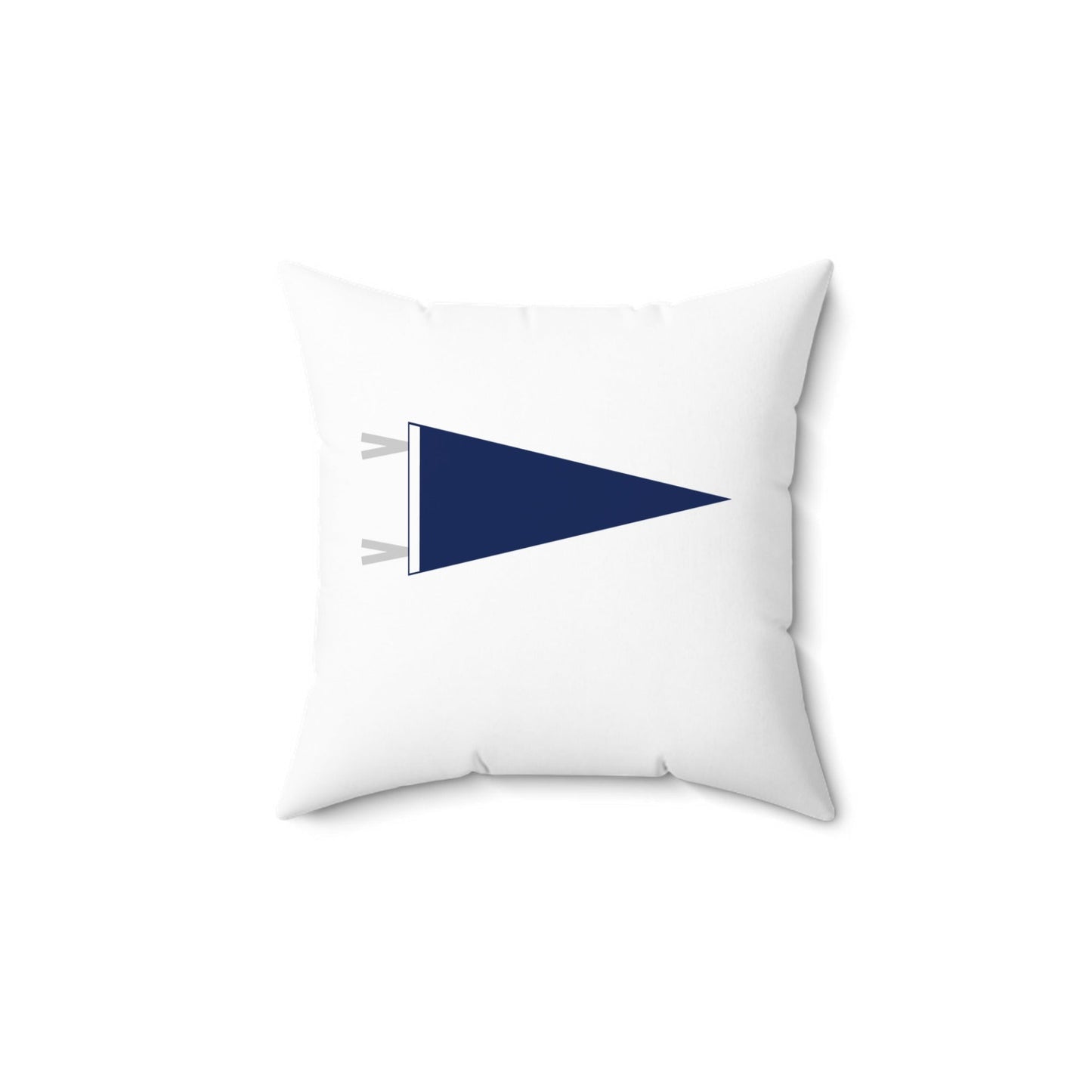 Custom Pennant Throw Pillow – Personalized Collegiate Decor