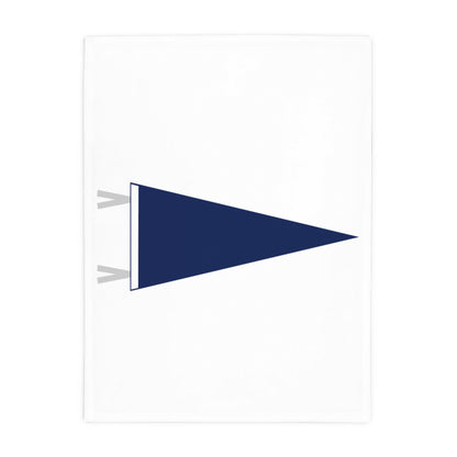 Custom Pennant Woven Blanket – Personalized Collegiate Heritage