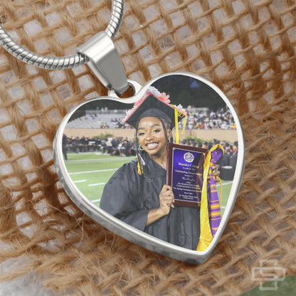 Legacy Custom Heart Photo Necklace – Personalized Picture Pendant