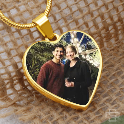 Legacy Custom Heart Photo Necklace – Personalized Picture Pendant