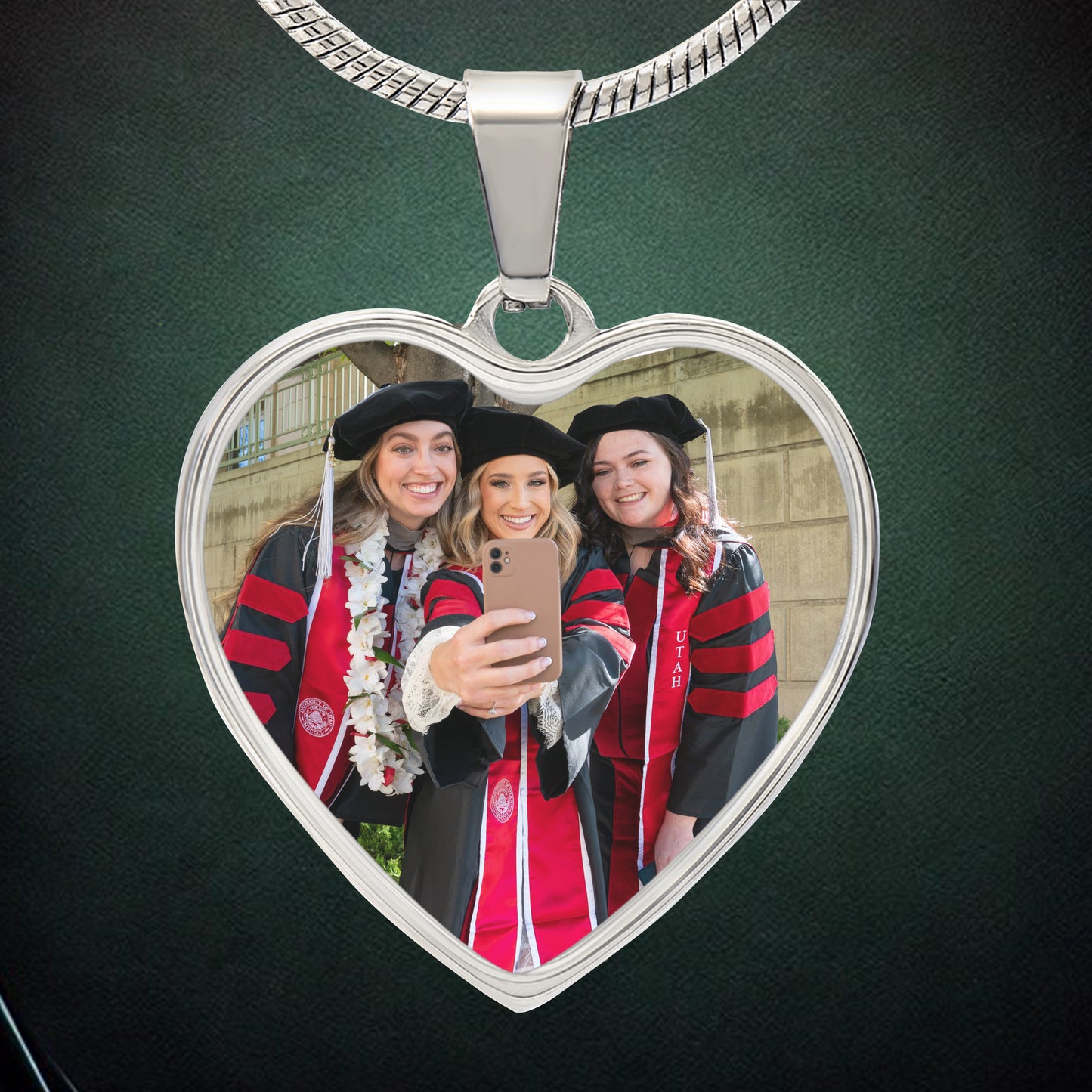 Legacy Custom Heart Photo Necklace – Personalized Picture Pendant