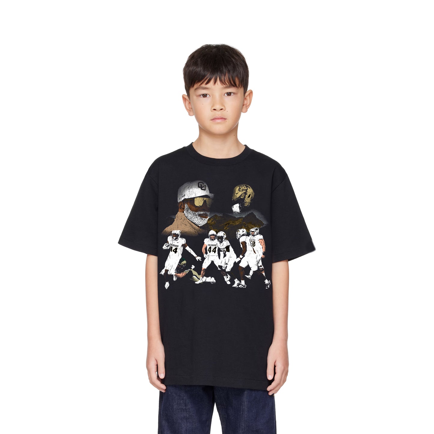 Colorado Buffalo Football Kids Tee