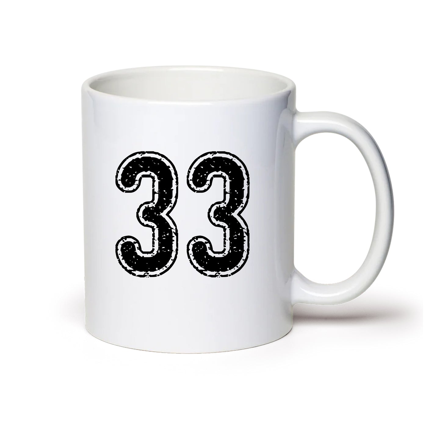 Legacy Custom Number Coffee Mug – Personalized Sports Fan Cup Ceramic Coffee Cups, 11oz, 15oz