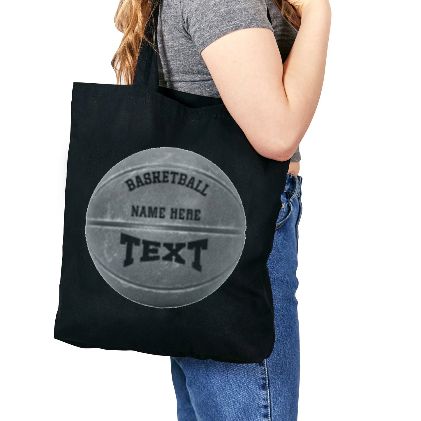 Legacy Custom Vintage Basketball Tote – Personalized Retro Sports Bag Organic Cotton Tote Bag